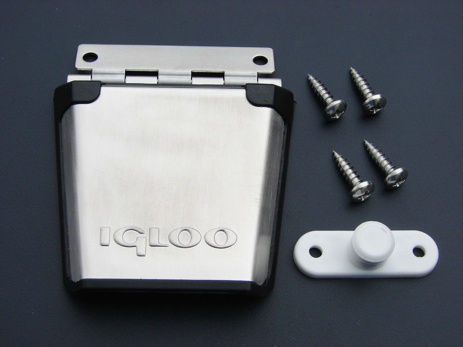 One Igloo Cooler Stainless Steel Metal Latch & Post Replacement Part Ice Chest