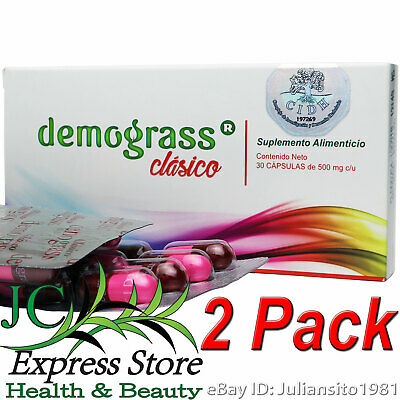 Demograss Clasico 2 Pack 60 Capsulas 100% Original Weight Loss Supplement