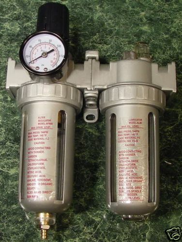 3 In 1 Air Control Unit Filter Regulator Lubricator With Mounting Bracket Water
