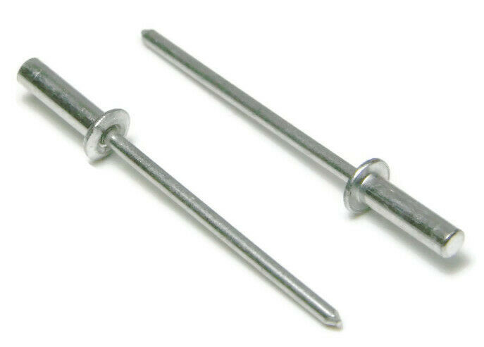 Aluminum Pop Rivets 3/16 Diameter #6 Sealed Closed End Blind Rivets Select Grip