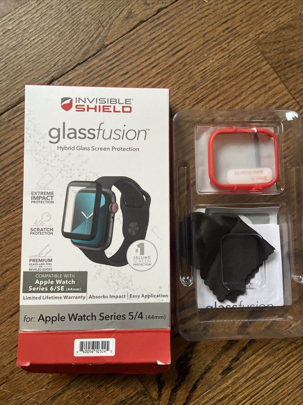 Invisible Shield Glass Fusion For Apple Watch Series 5/4 (44mm)  065