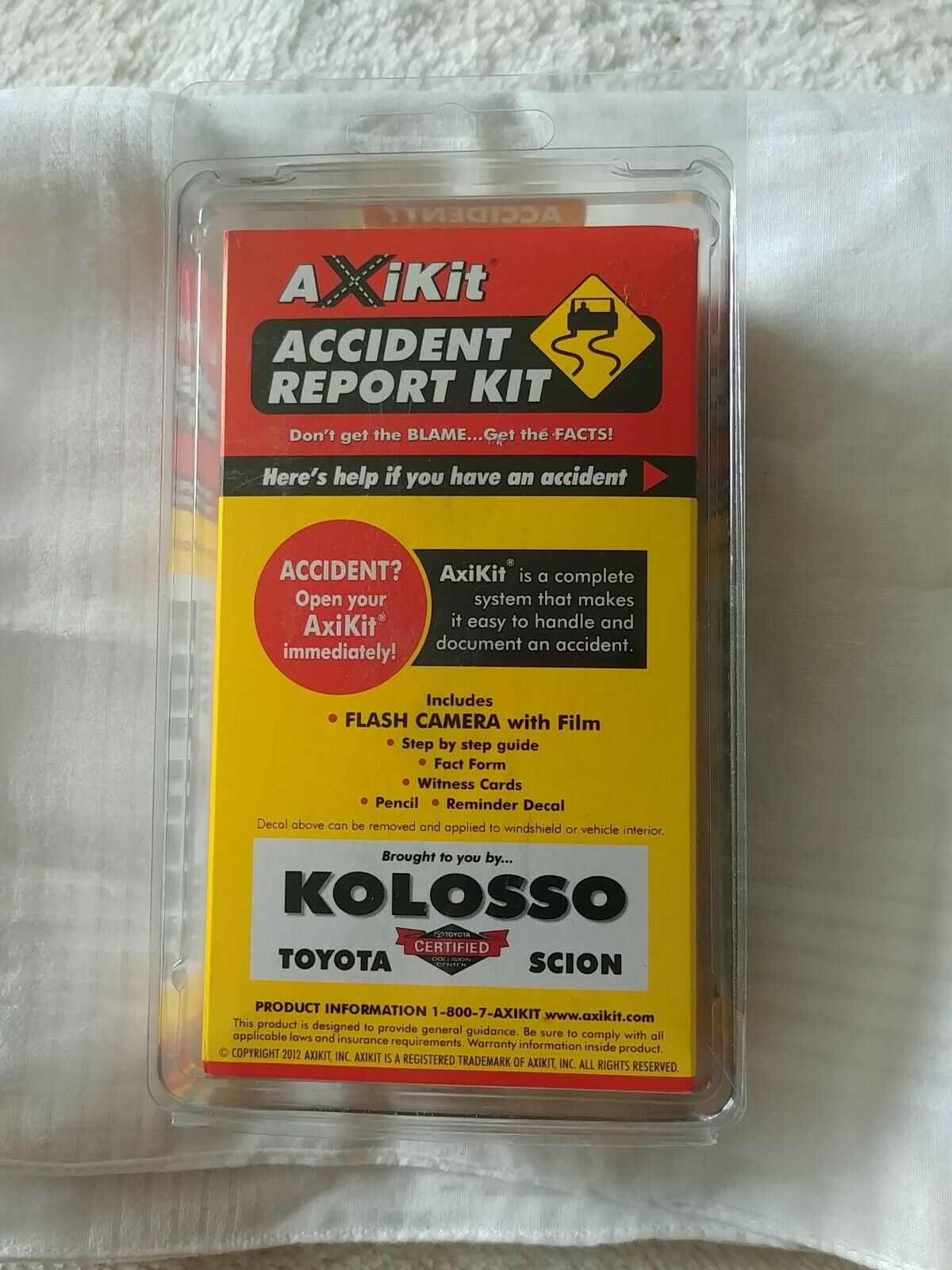 Axikit Accident Report Kit New In Packaging
