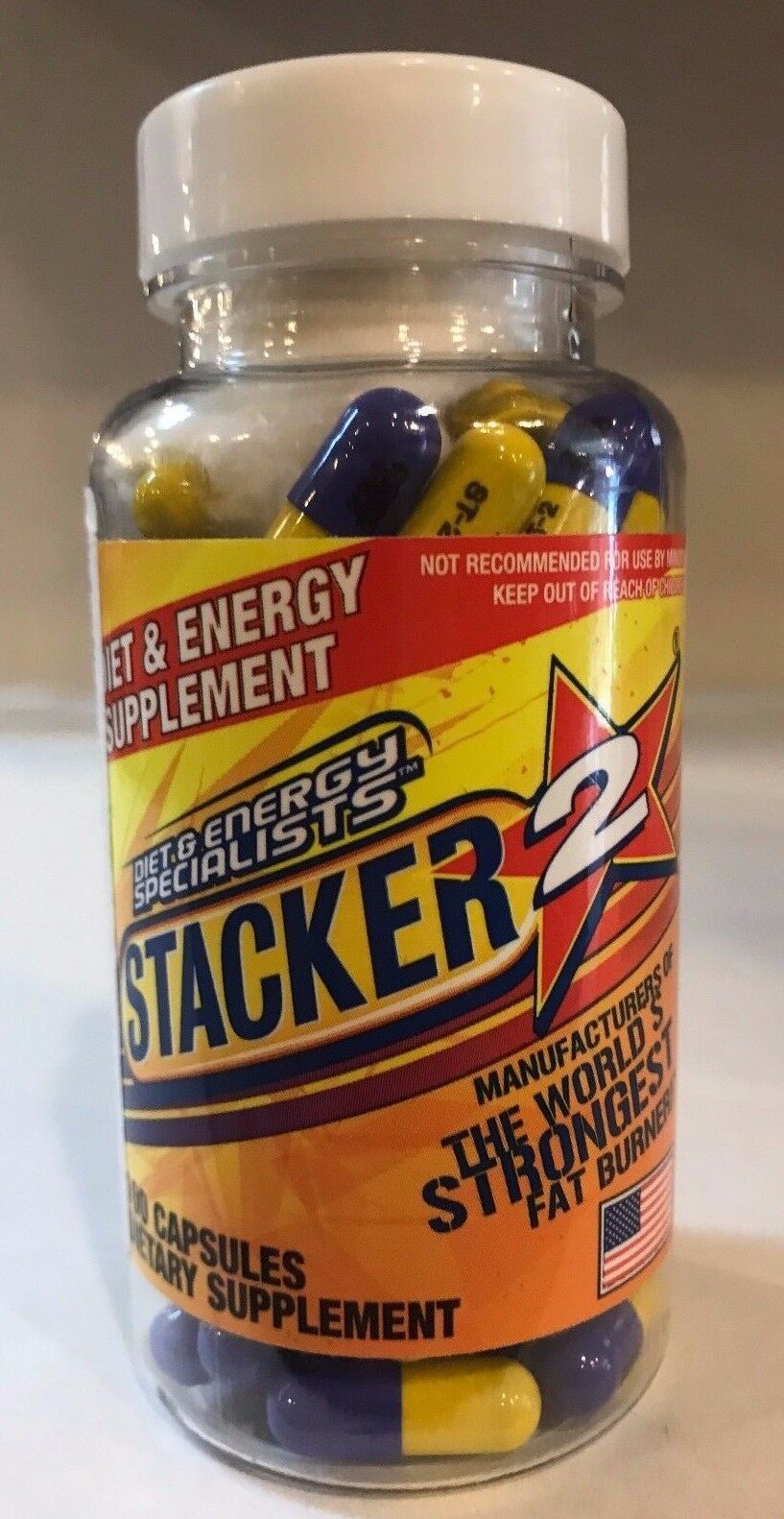 Stacker 100ct Extreme Fat Burner New/sealed Free Fast Shipping Stacker