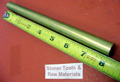 1/2" C360 Brass Solid Round Rod 8" Long H02 .50" Od New Lathe Bar Stock 1/2 Hard