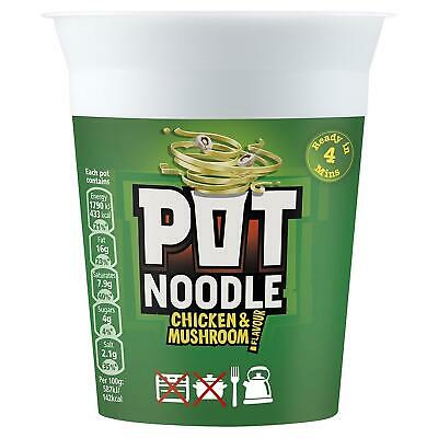 Pot Noodle Chicken And Mushroom - Pack Of 12