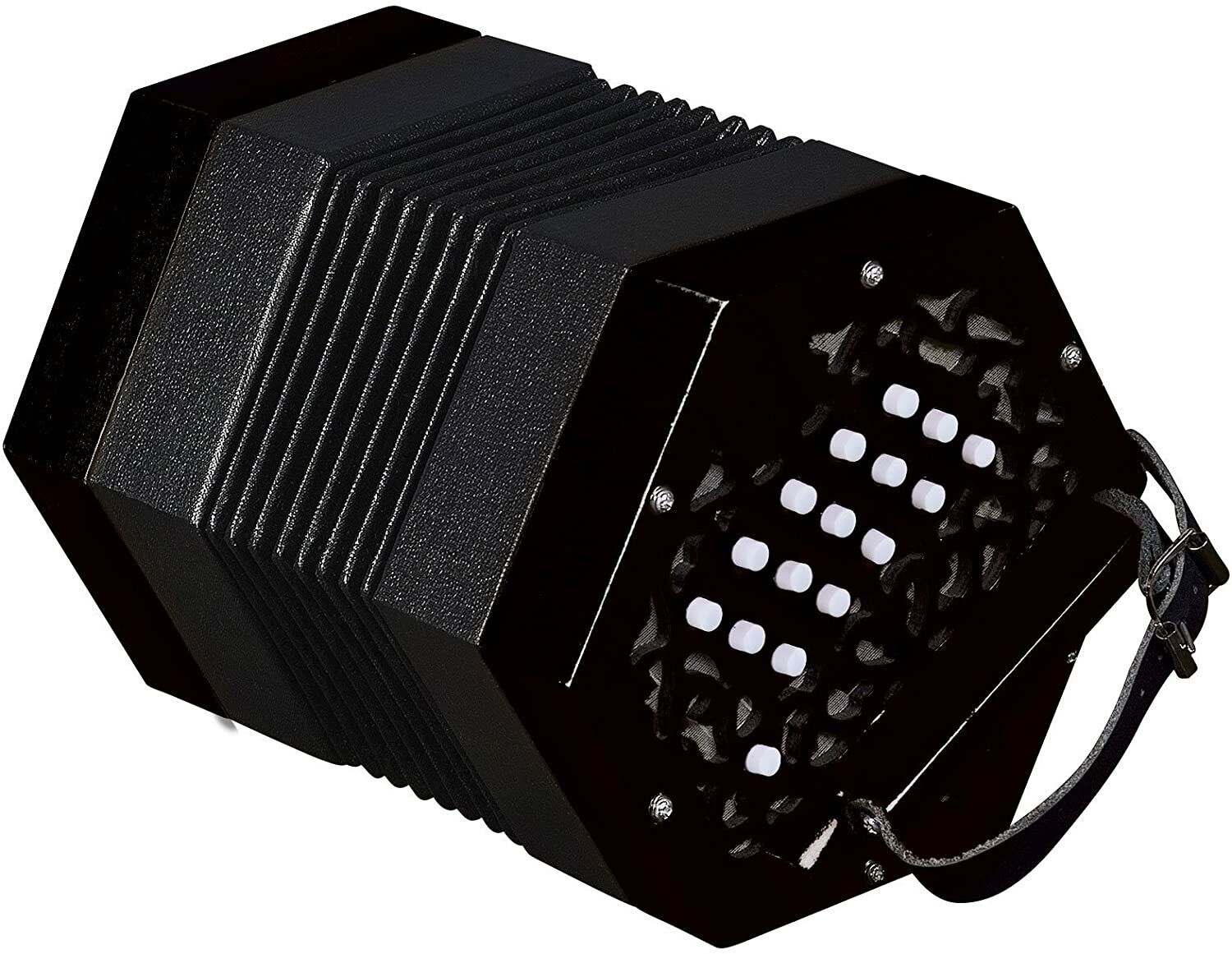 New Trinity College Ap-1130 Anglo Style 30-button Chromatic Concertina Black