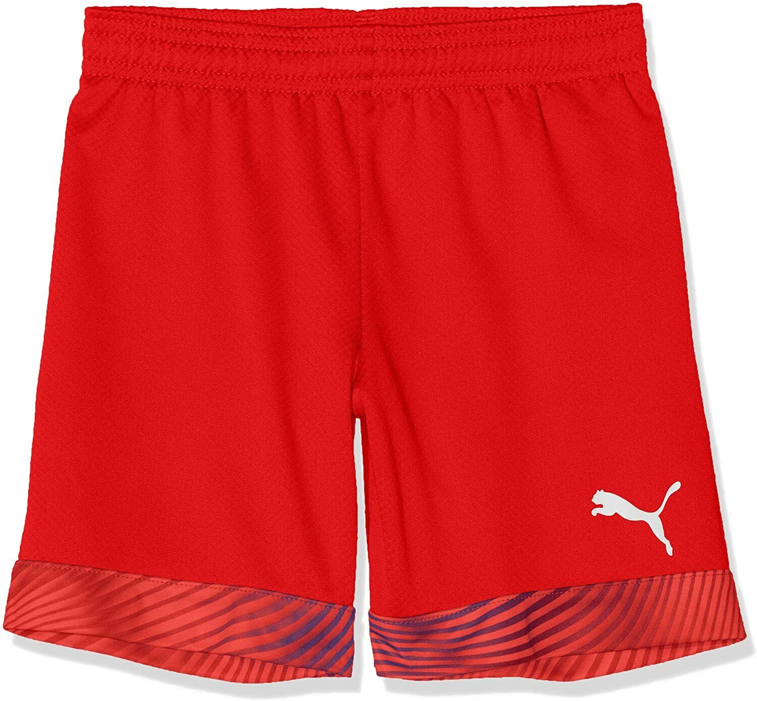 Puma Boys Cup Shorts Red White, 164