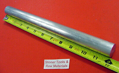 1" 6061 Aluminum Round Rod Bar 12" Long Solid T6511 New Lathe Stock