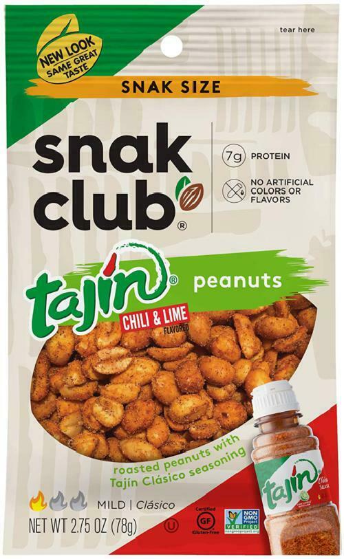 Snak Club Snak Club Tajin Clasico Peanuts 2.75oz, 12ct, 2.75 Oz