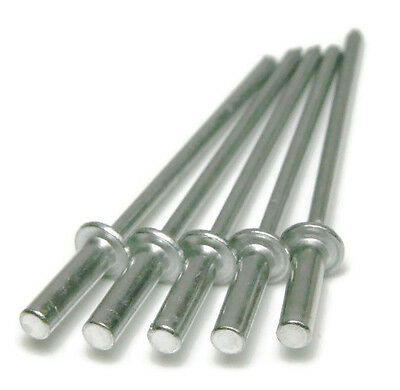 Pop Rivets Aluminum Closed End / Sealed (6-4) 3/16" X(.188 - .250 Grip) Qty-100