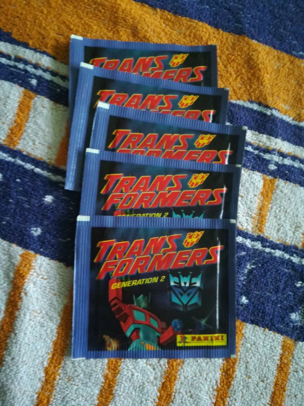 Rare Panini Transformers Generation 2 1996 10 Sticker Packs Packets Bustine Tute