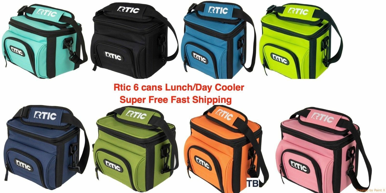 Rtic 6 8 15 28 Can Day Cooler New Lunchbox Soft Pack 24 Hours Cold Lunch Box