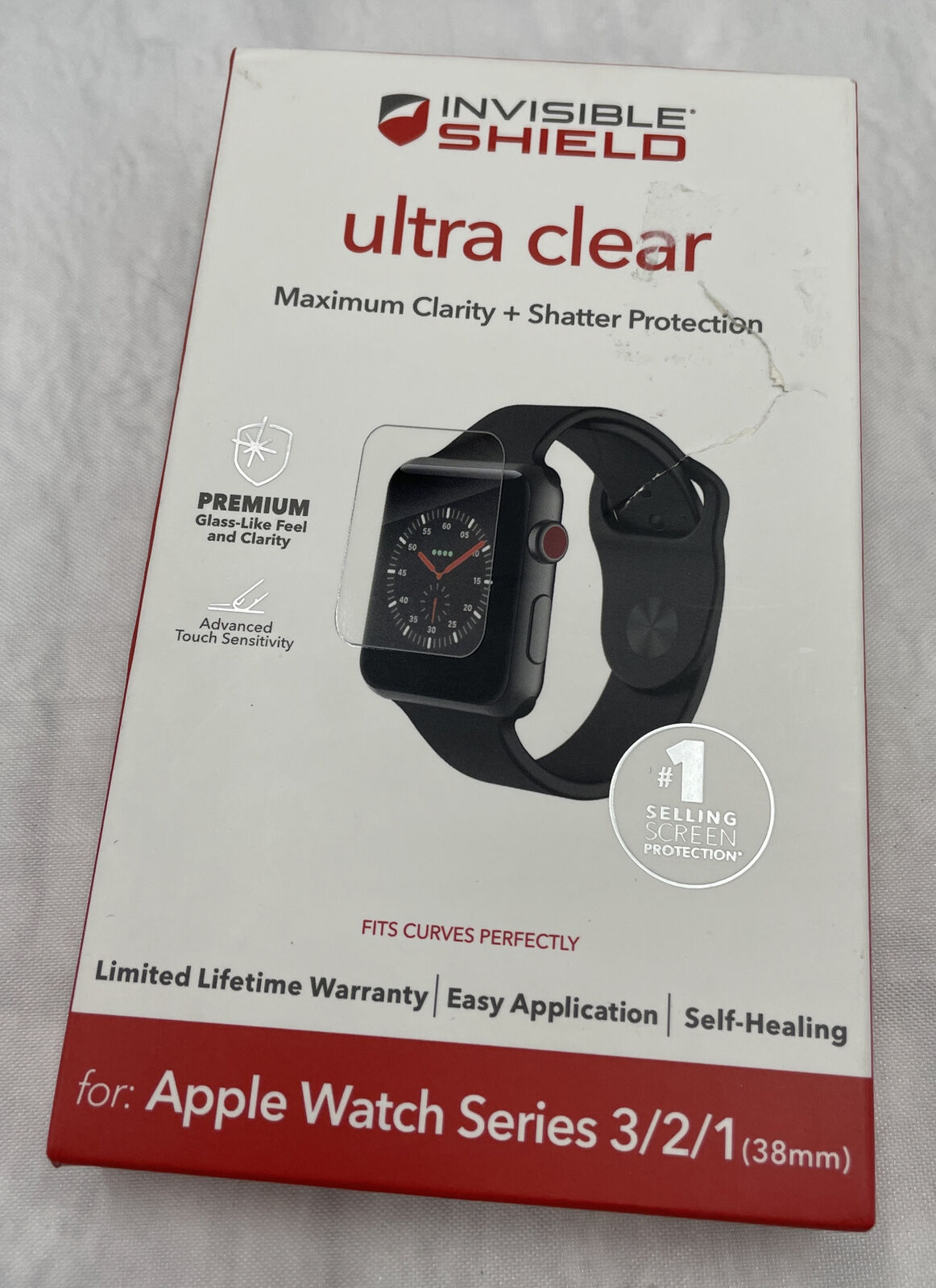 Zagg Invisibleshield Ultra Clear Screen Protector For Apple Watch 3/2/1 38mm