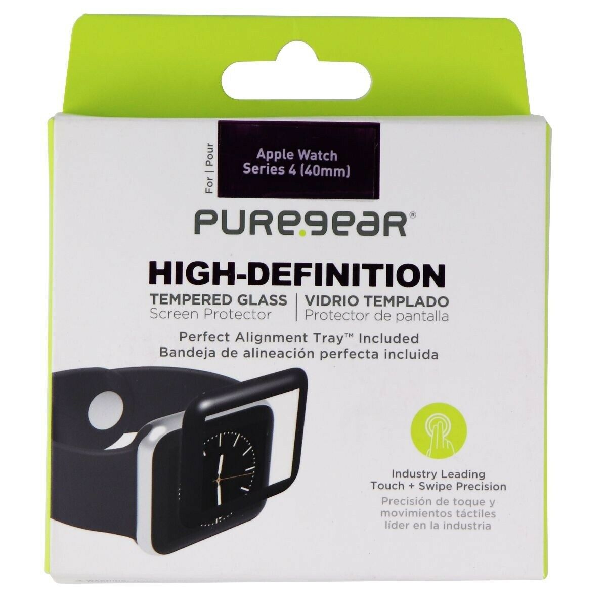 Puregear Hd Tempered Glass Screen Protector For Apple Watch Series 6/se/5/4 40mm
