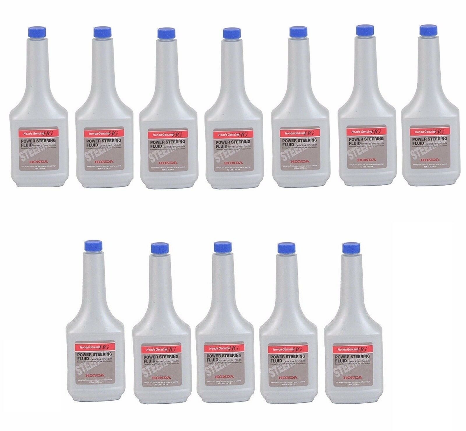 For Honda Set Of 12 -12oz Bottles Power Steering Fluid Original Equipment