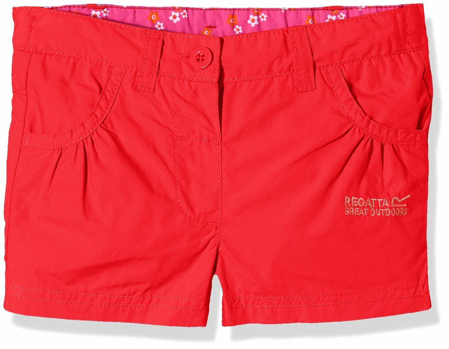 Regatta Girls Children's Shorts, Coral Blush, 176