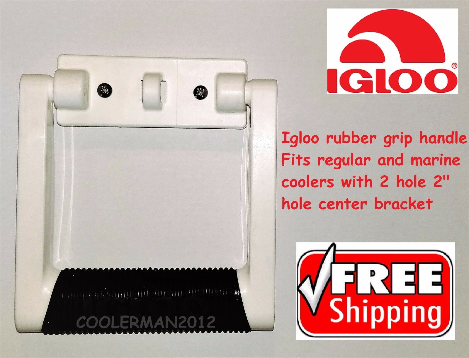 Igloo  Rubber Grip 9647rg Genuine Cooler Parts Replacement Handle #igl 9647