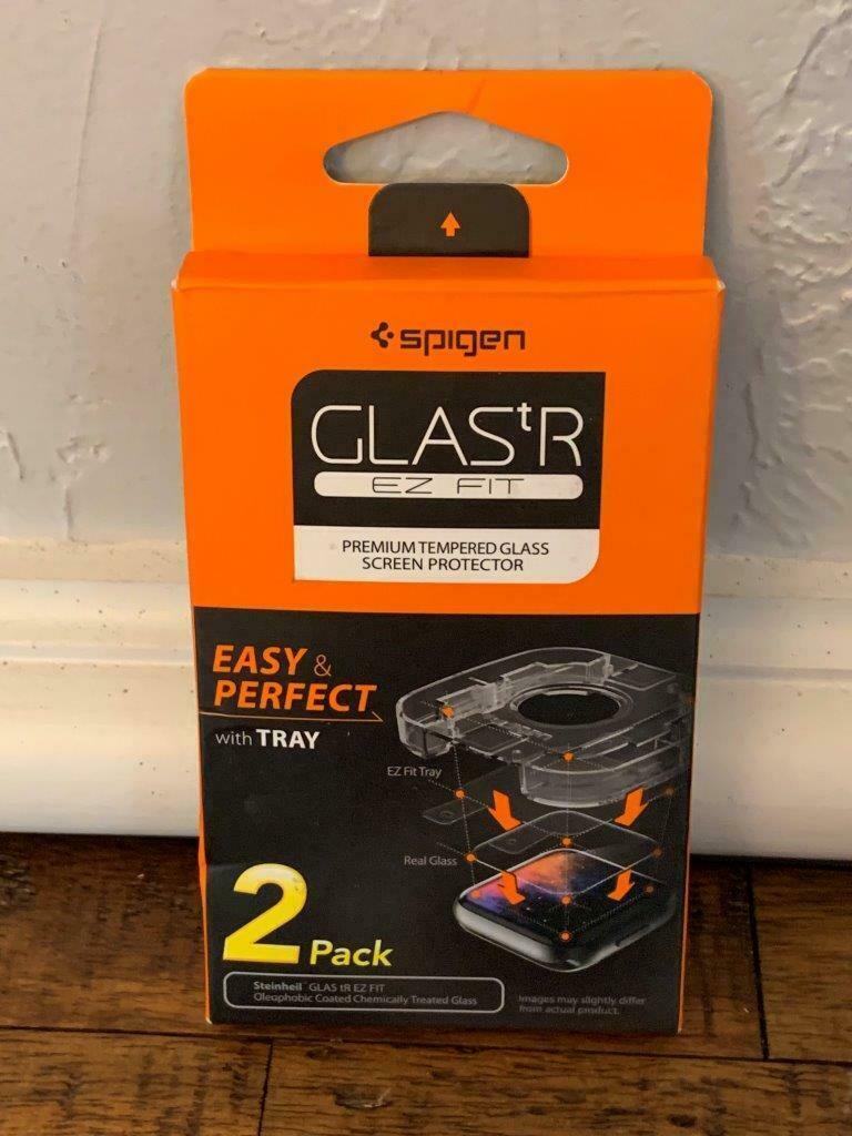 Spigen Glas.tr Ez Fit Tempered Glass Screen Protector For Fitbit Versa 2pk New