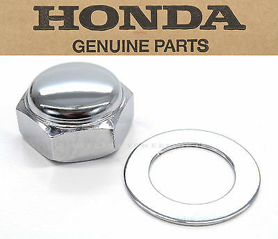 Genuine Honda Steering Stem Nut Many Vintage 50-250cc Cap (see Notes) Oem #d64 A