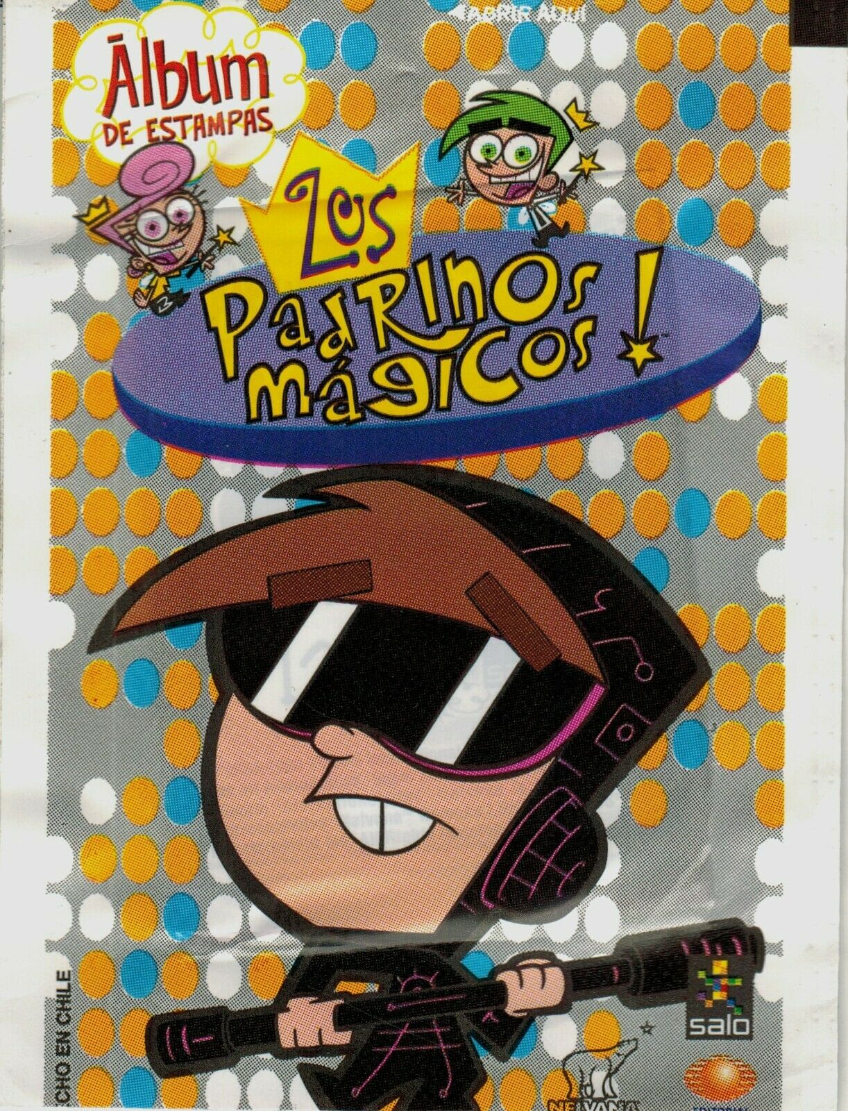 Chile 2006 Salo Televisa The Fairly Oddparents Sticker Pack
