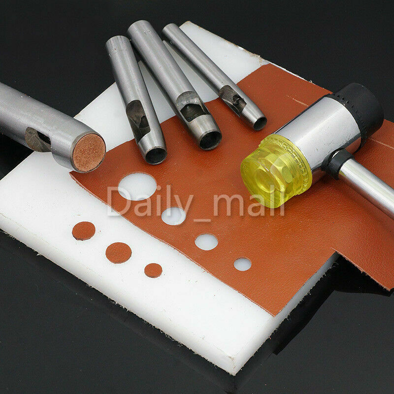 More Size Leather Craft Puncher Round Hollow Hole Punch Tool Diy Watchband Belt